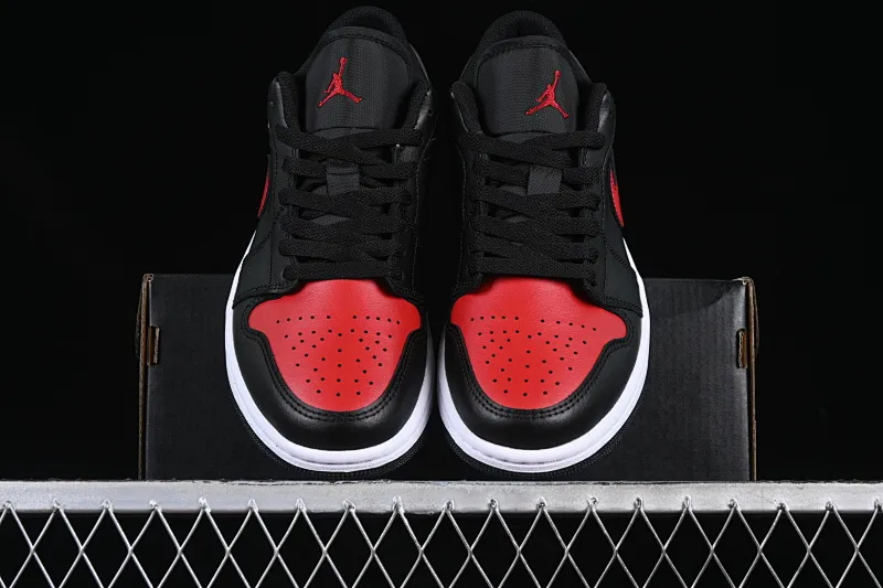 All categories Air Jordan Jordan series basketball shoes Air Jordan 1 Low G version pure original Air Jordan 1 Low AJ1 Joe 1 red and black low-top cultural casual sneakers 553558-067